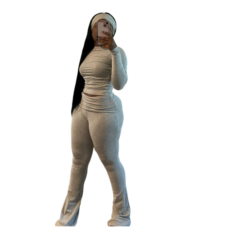 Tight-fitting Solid Color Sexy Slim Elastic Suits
