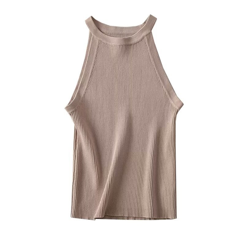 Summer Slim Fit Slimming Knitted Hanging Tops