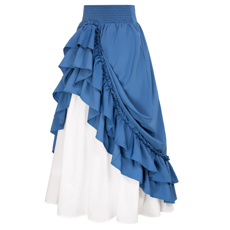 Halloween Renaissance Retro Medieval Stage Performance Skirts