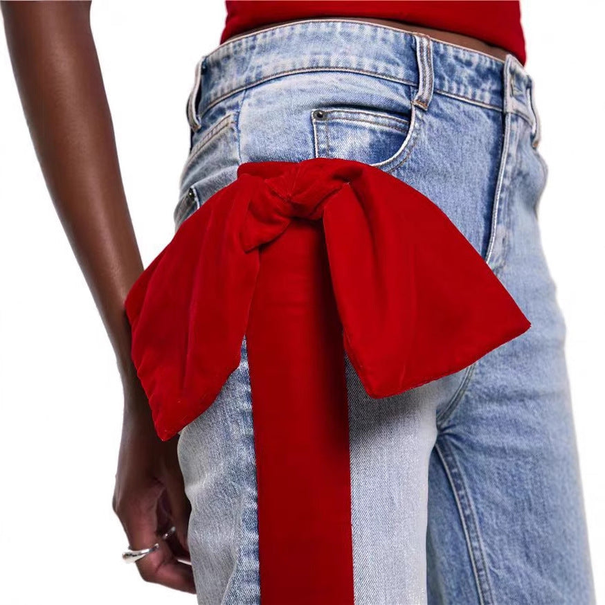 Women's Trendy Luxury Fashion Temperament Slim Fit Jeans