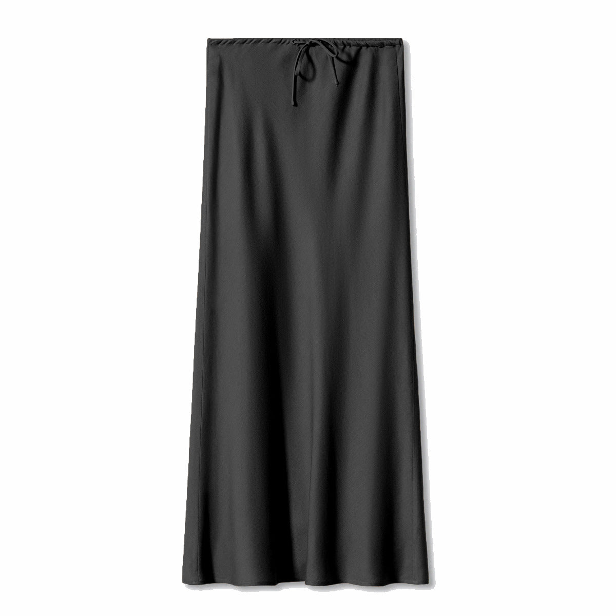 Women's High Quality Satin Long Dress Waist Skirts
