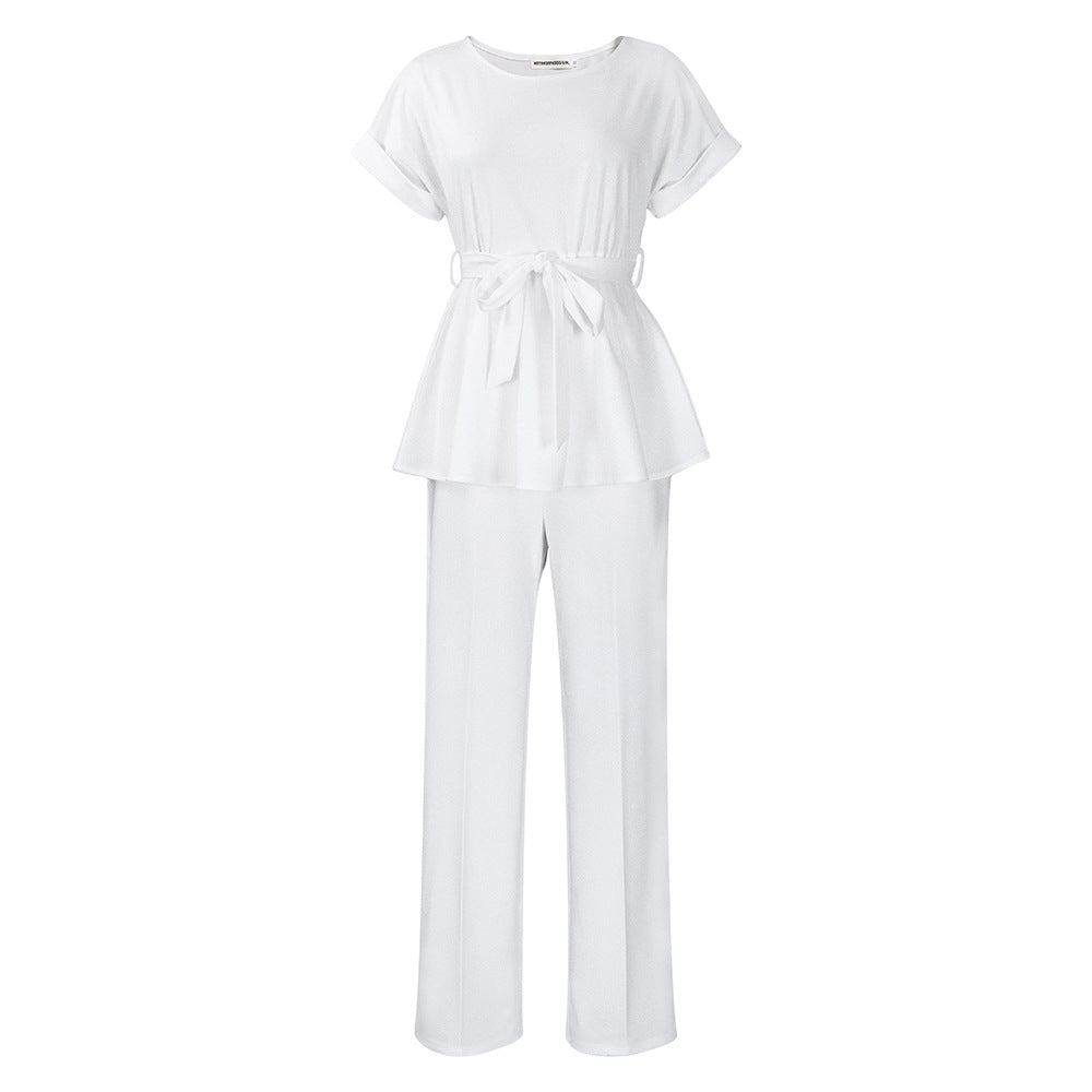 Women's High Waist Wide Leg Fashion Casual Suits