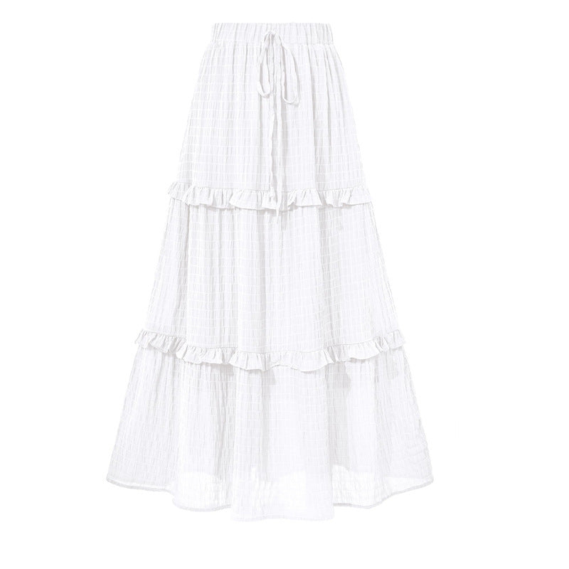 Women's Commute A- Line Pleated Summer Loose Skirts