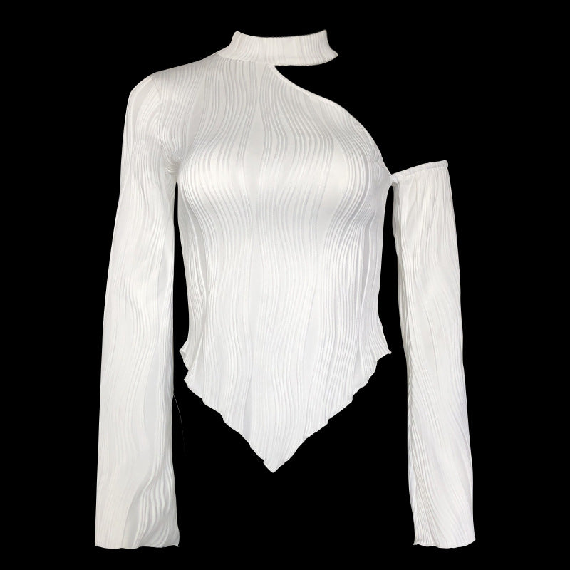 Women's Spring Sexy Street Fashion Long Sleeve Blouses