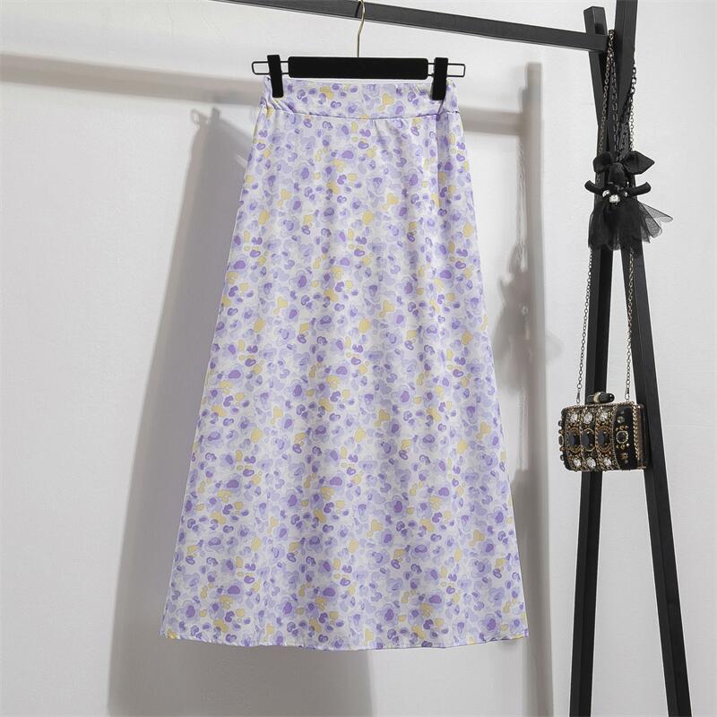 Women's A- Line Floral Summer Thin Small Skirts