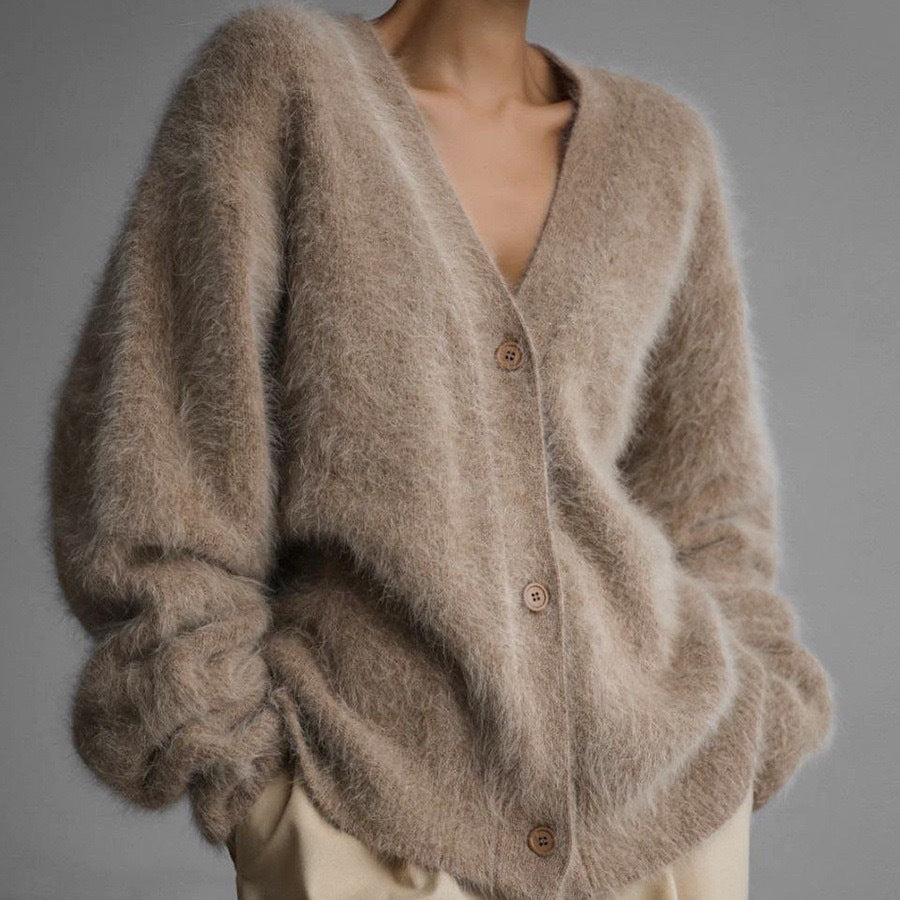 Women's Knitted Lazy Loose Long Sleeve Coats