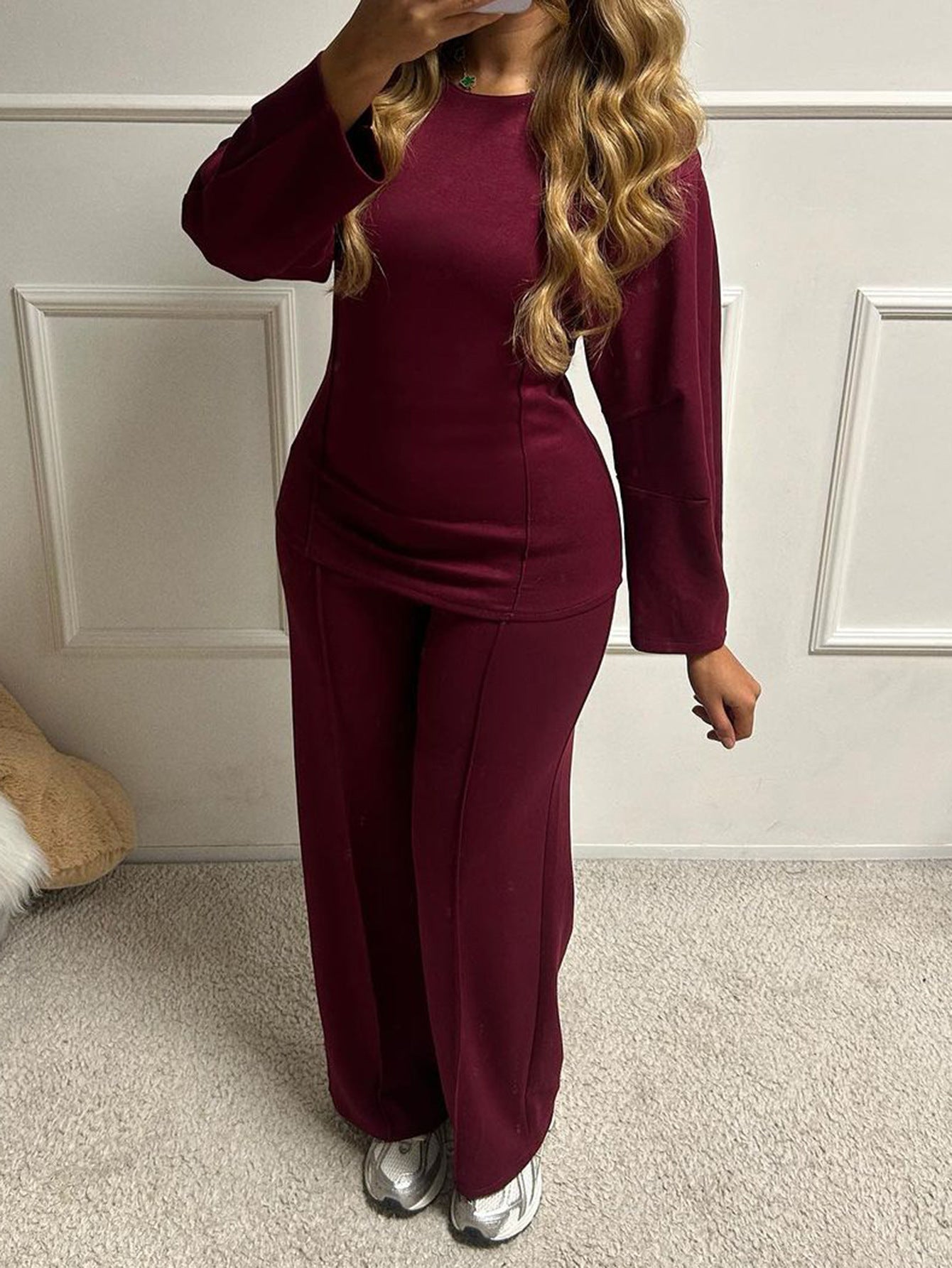 Cool Classic Women's T-shirt Trousers Two-piece Fashion Casual Suit