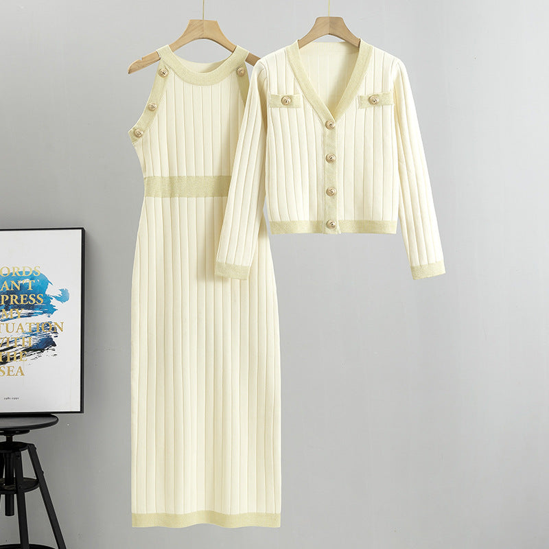 Temperament High Waist Fashion Two-piece Set Suits