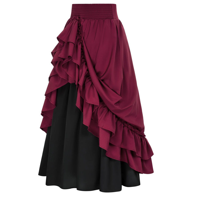 Halloween Renaissance Retro Medieval Stage Performance Skirts