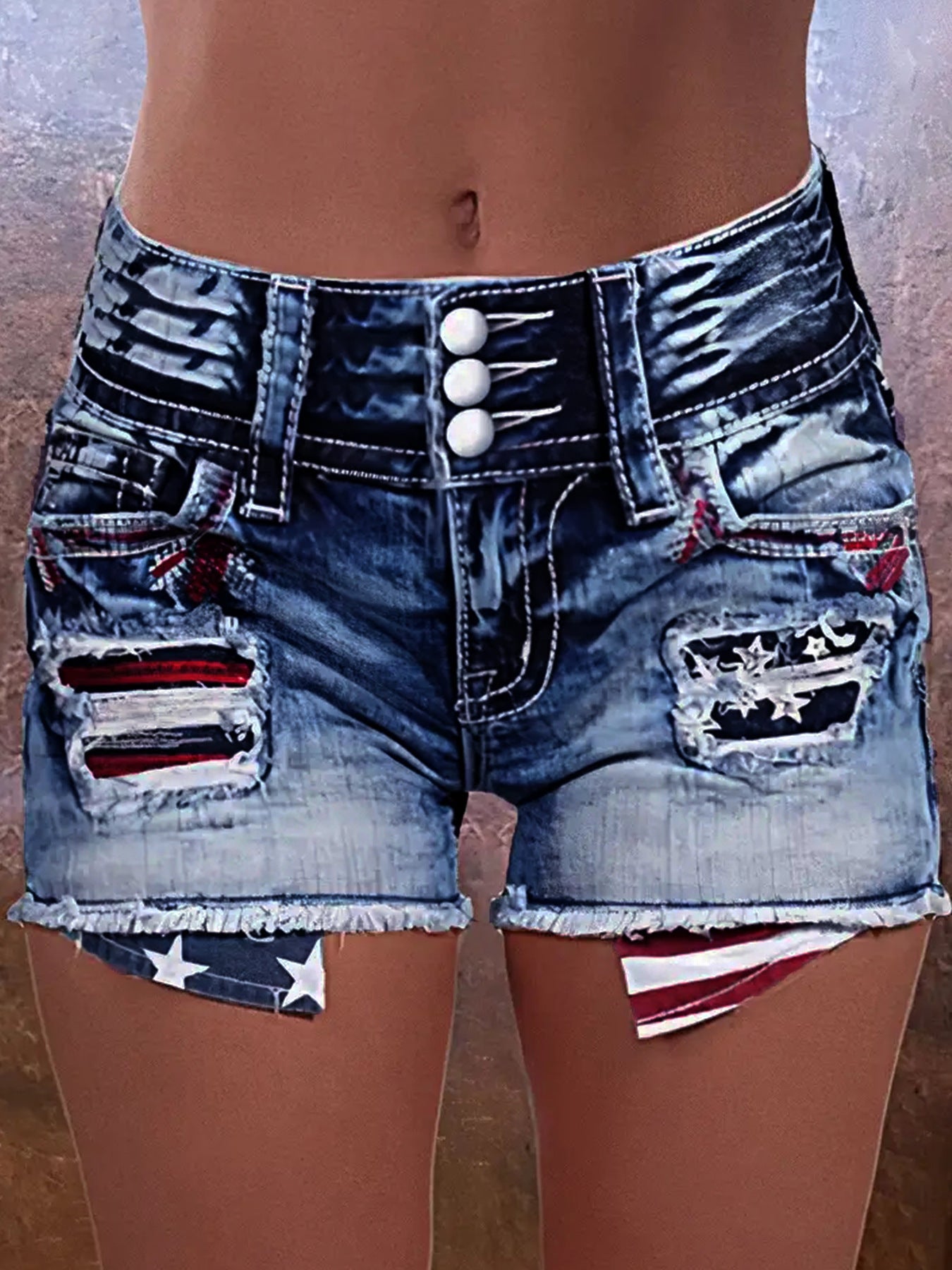 Women's Sexy Hot Nightclub Exposed Navel High Elastic Jeans