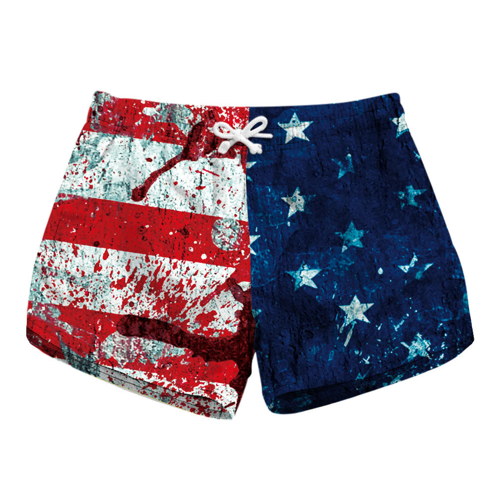 Women's Sexy Beach Digital Printing Cute Shorts