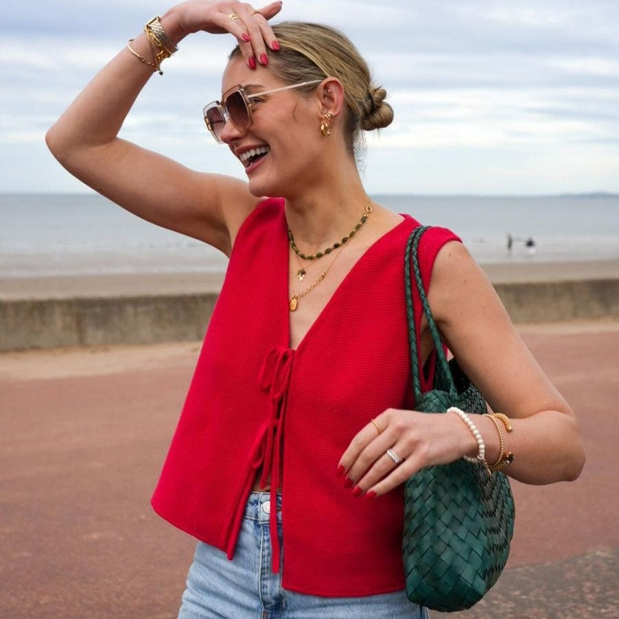 Women's Innovative Fashion Casual Strap Angora Tops
