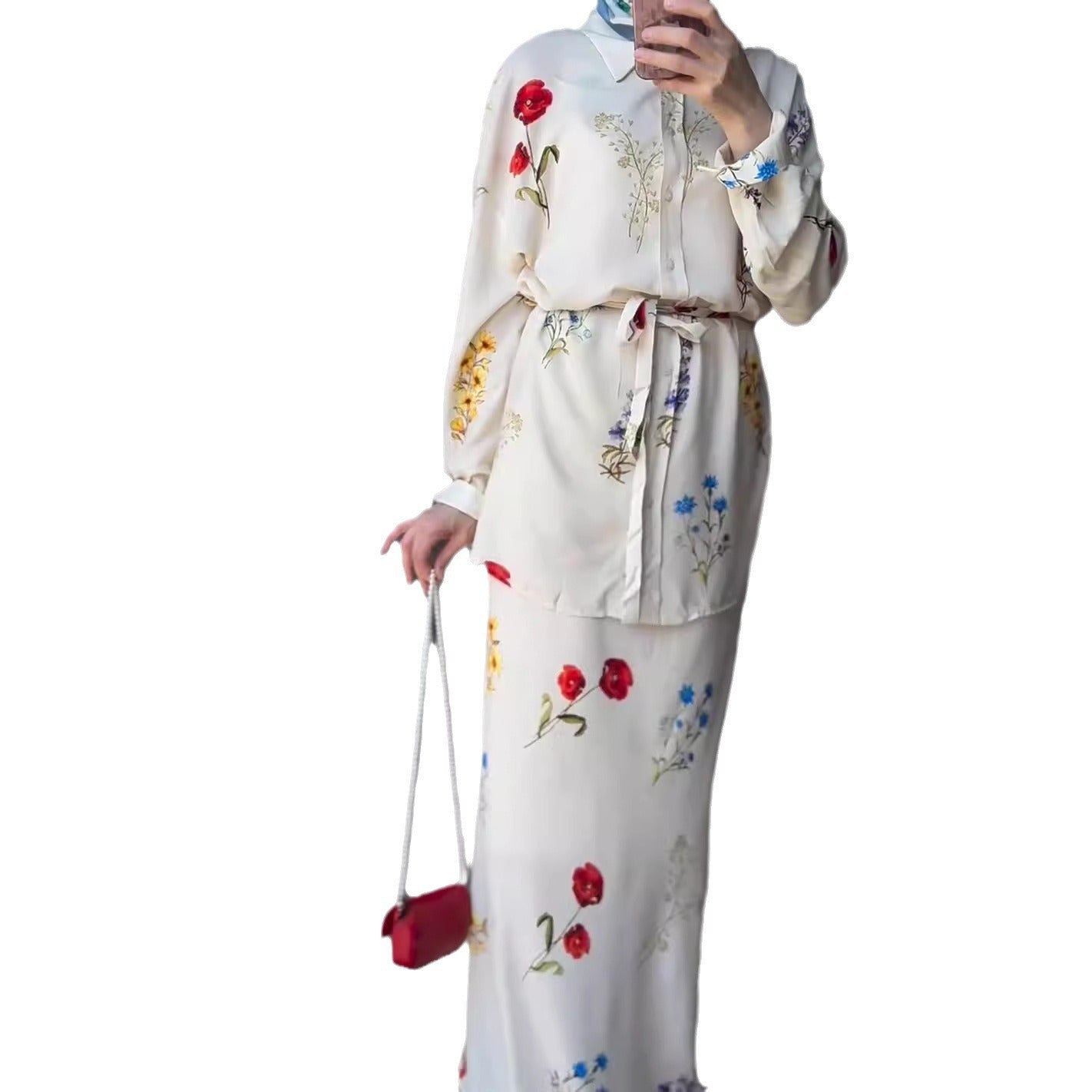 Women's Durable Arab Business Shirt High-grade Suits