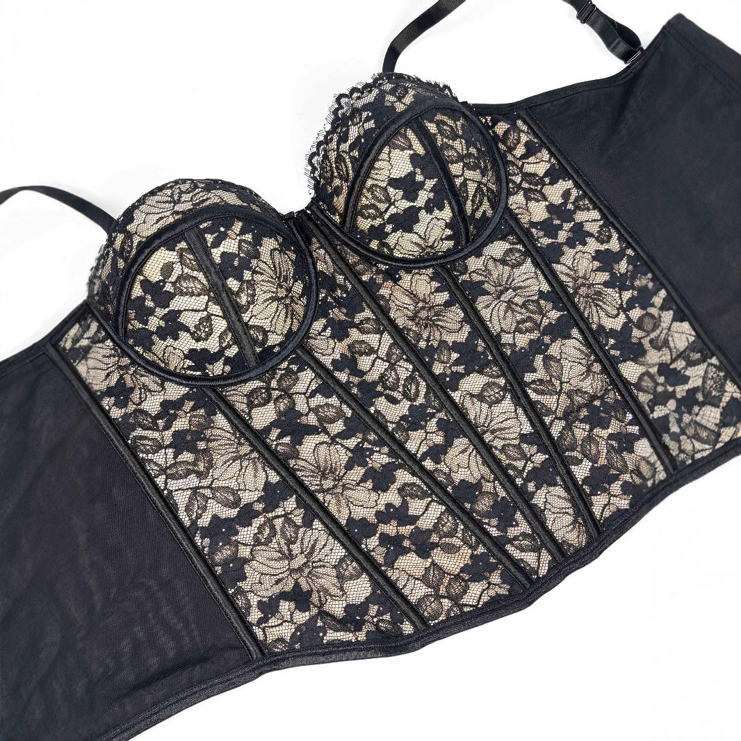 Lace Inner Match Sling High-grade Outer Wear Body Tops