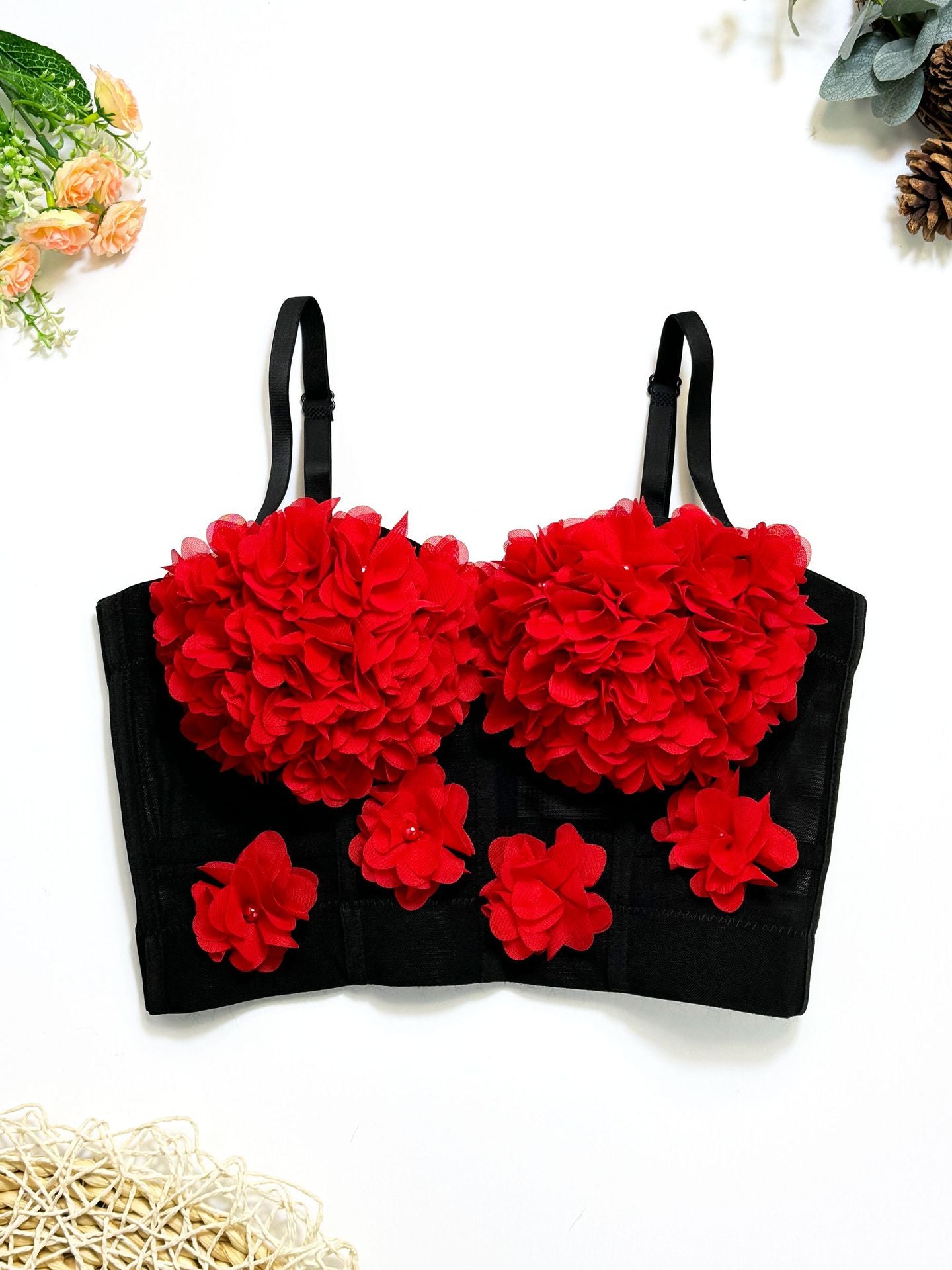 Fishbone Sling Flower With Chest Pad Outer Tops