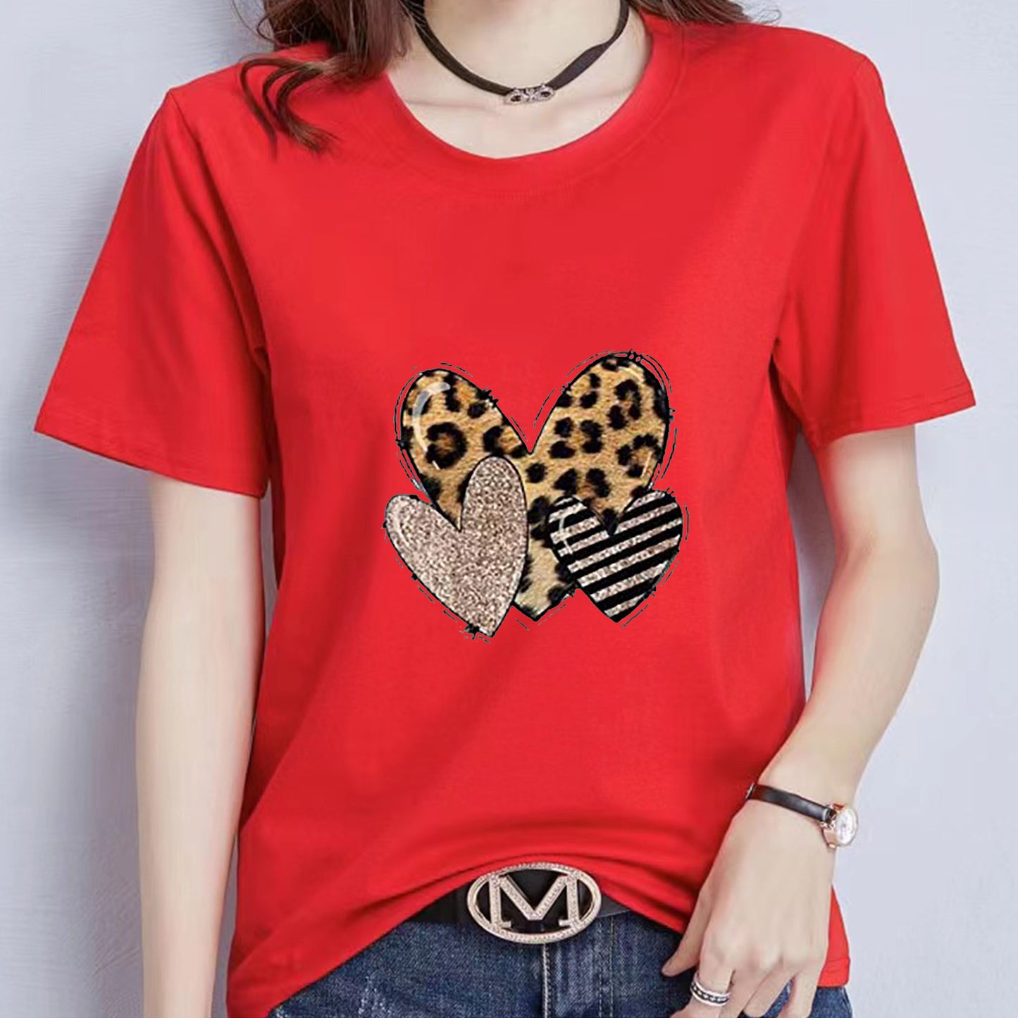 Women's & Men's & Summer T-shirt Neutral Loose Casual Blouses