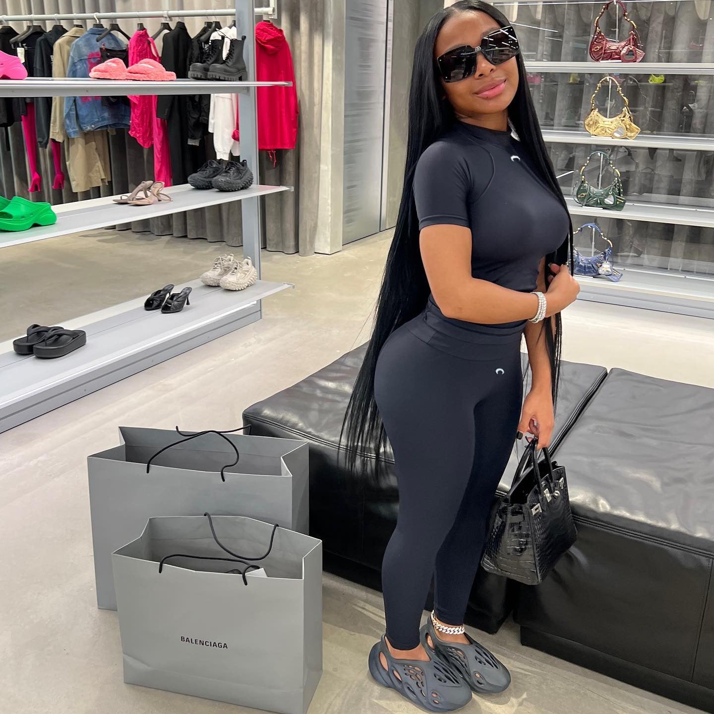 Women's Sexy Tight Crescent Trendy Casual Yoga Suits