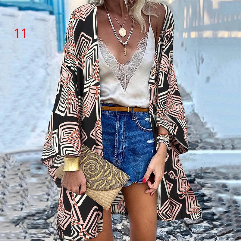 Women's Casual Fashion Trend Vacation Batwing Long Blouses