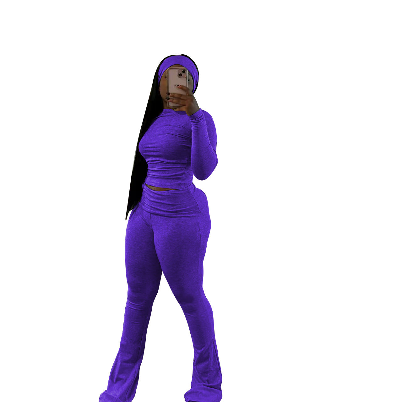 Tight-fitting Solid Color Sexy Slim Elastic Suits