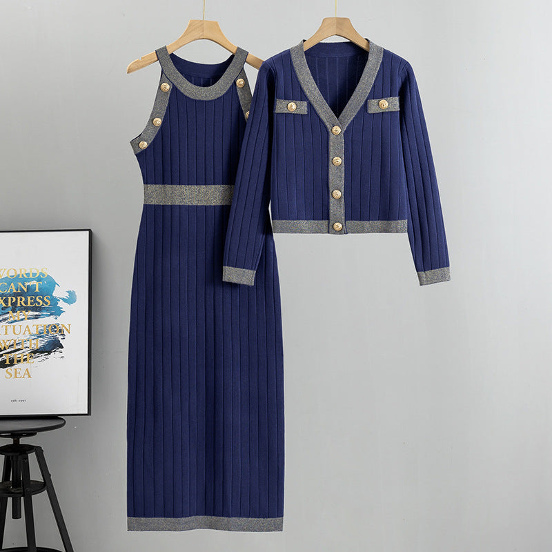 Temperament High Waist Fashion Two-piece Set Suits