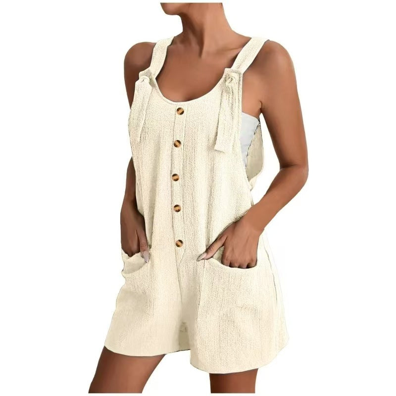 Women's Summer Casual Fashion Suspenders Suspender Jumpsuits