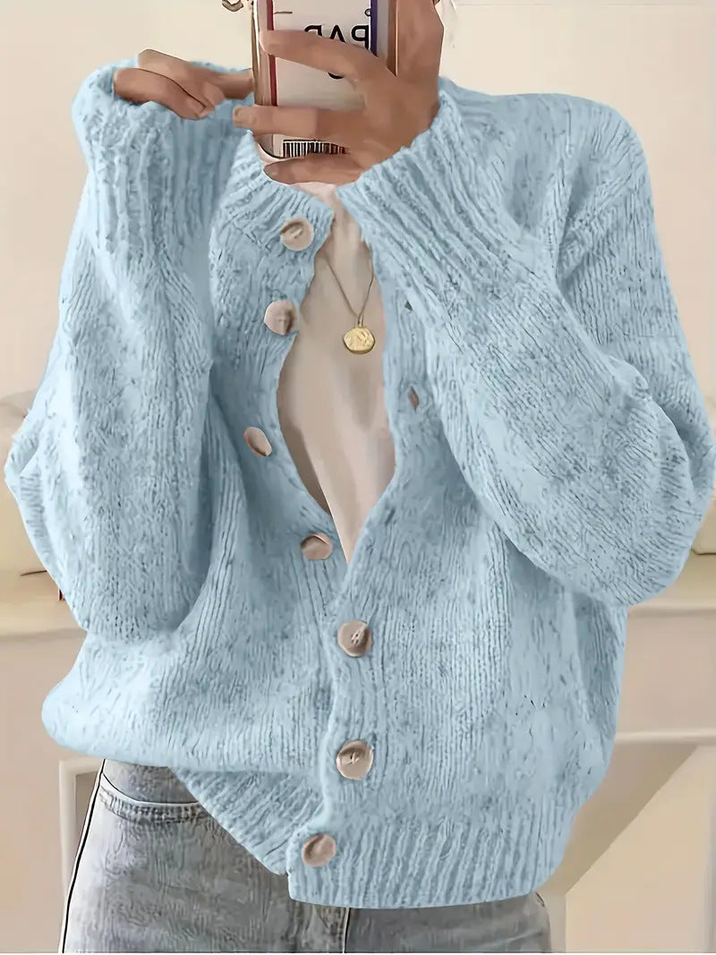 Women's Atmosphere Mixed Color Dots Gentle Simple Sweater