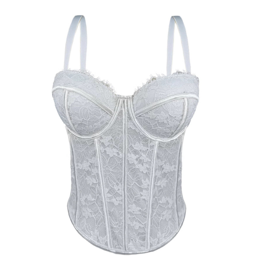 Lace Inner Match Sling High-grade Outer Wear Body Tops