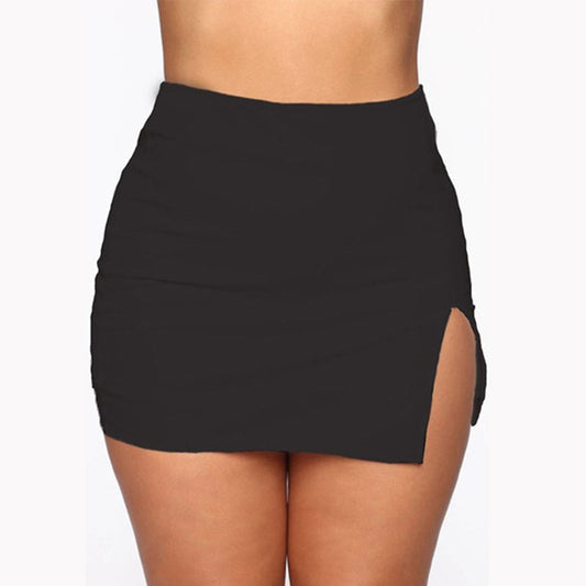 Summer Mini Shirt Cut Waist Pencil Sexy Skirts