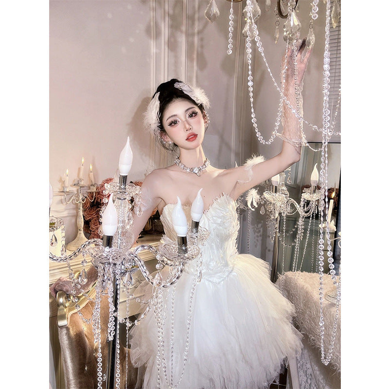 Princess Pettiskirt High-grade Tube Dress Adult Tops