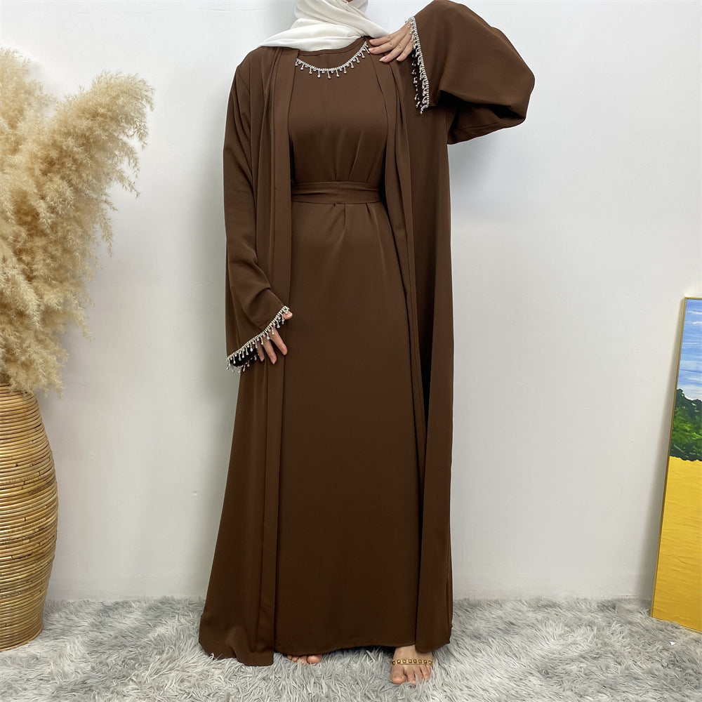 Fashion Versatile Creative Sleeveless Dress Muslim Suits