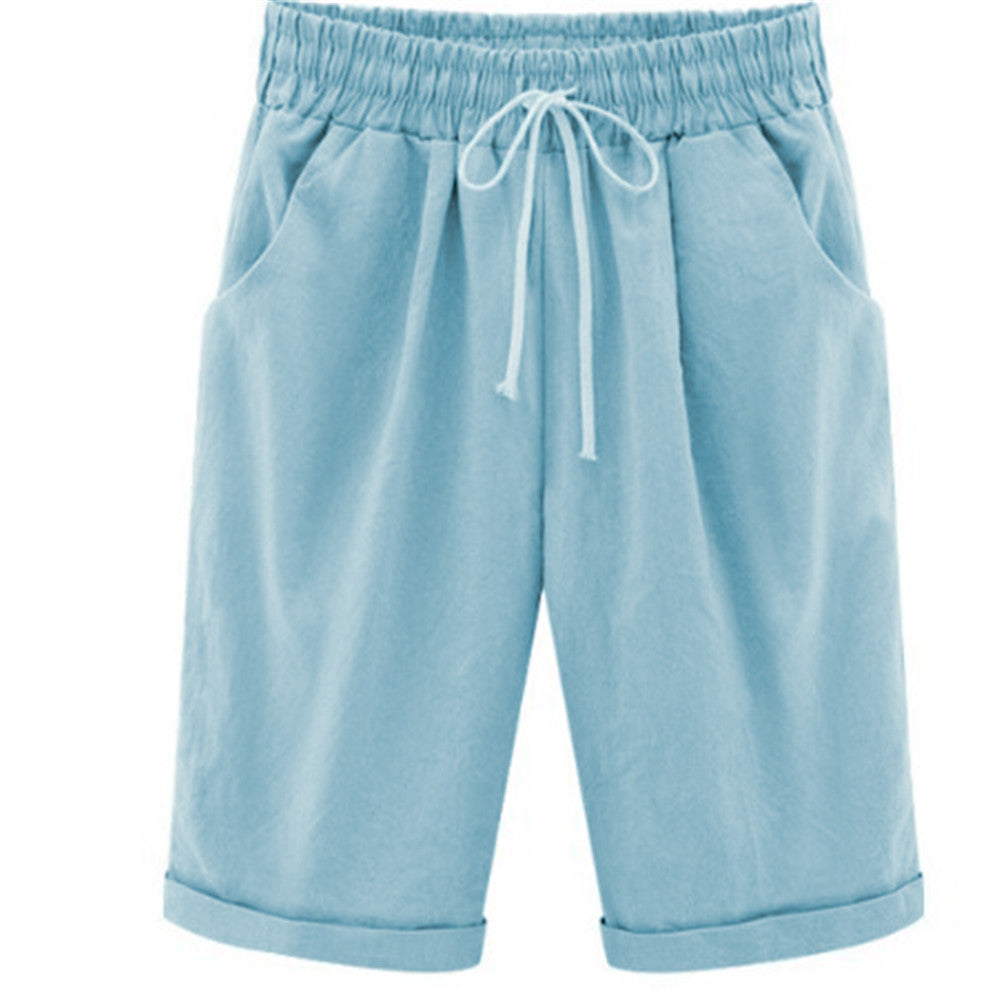 Women's Thin Outer Wear Middle Large Fat Pants