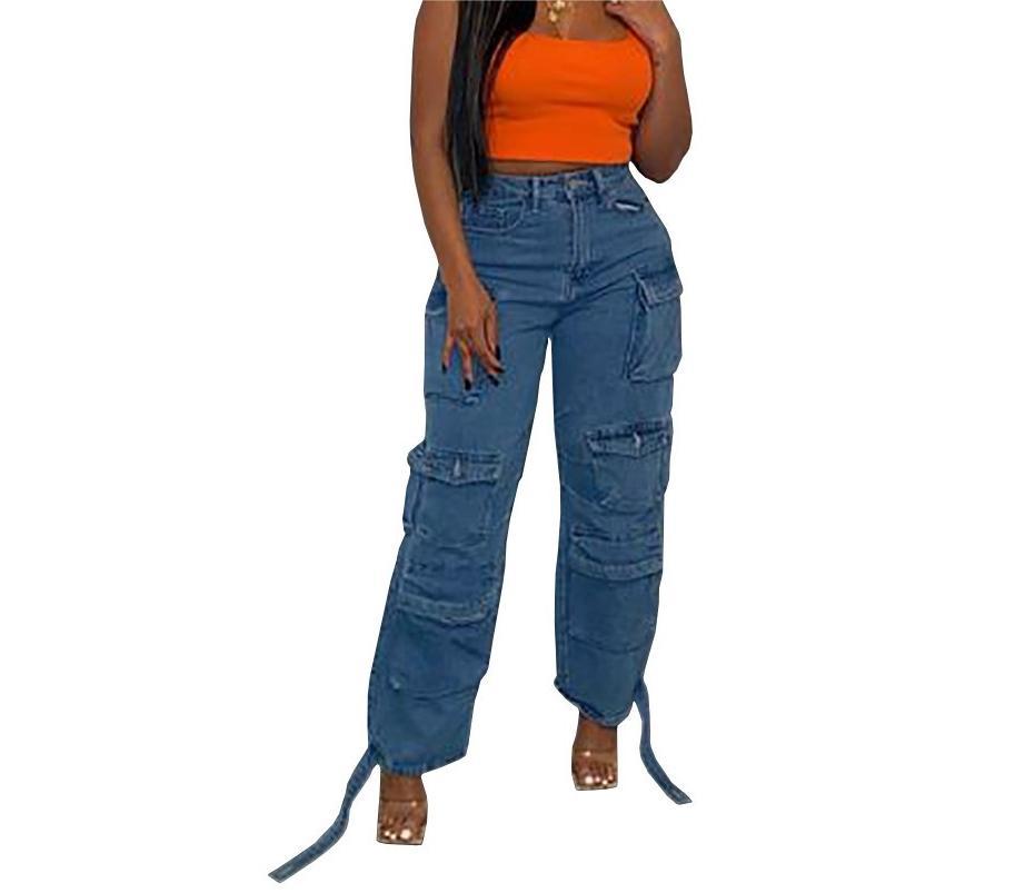 Women's Stylish Casual Trendy Washed Overalls Jeans