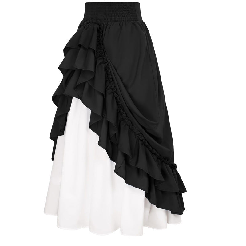 Halloween Renaissance Retro Medieval Stage Performance Skirts