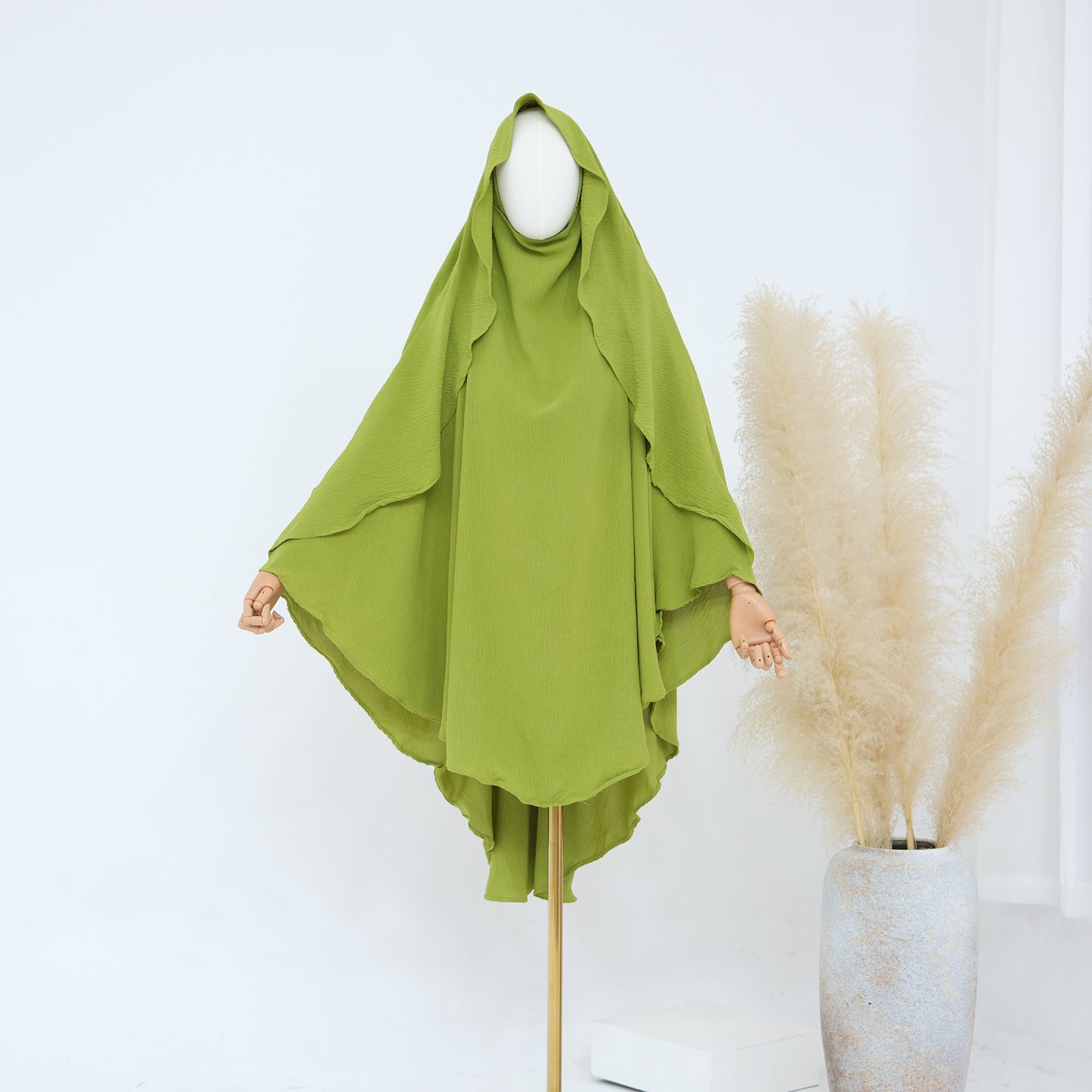 Casual Trendy Solid Color Turban Turkish Dresses