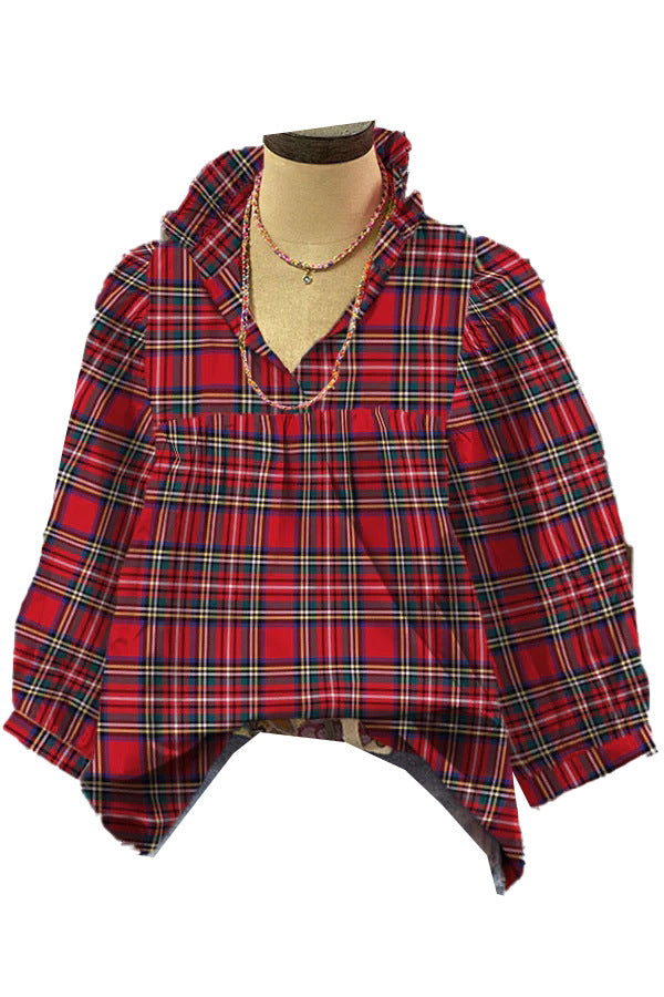 Women's Puff Sleeve Loose Gathers T-shirt Blouses