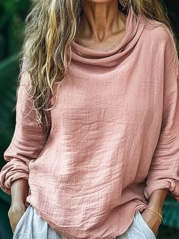 Women's Spring Casual Loose Stylish Long Sleeves Blouses