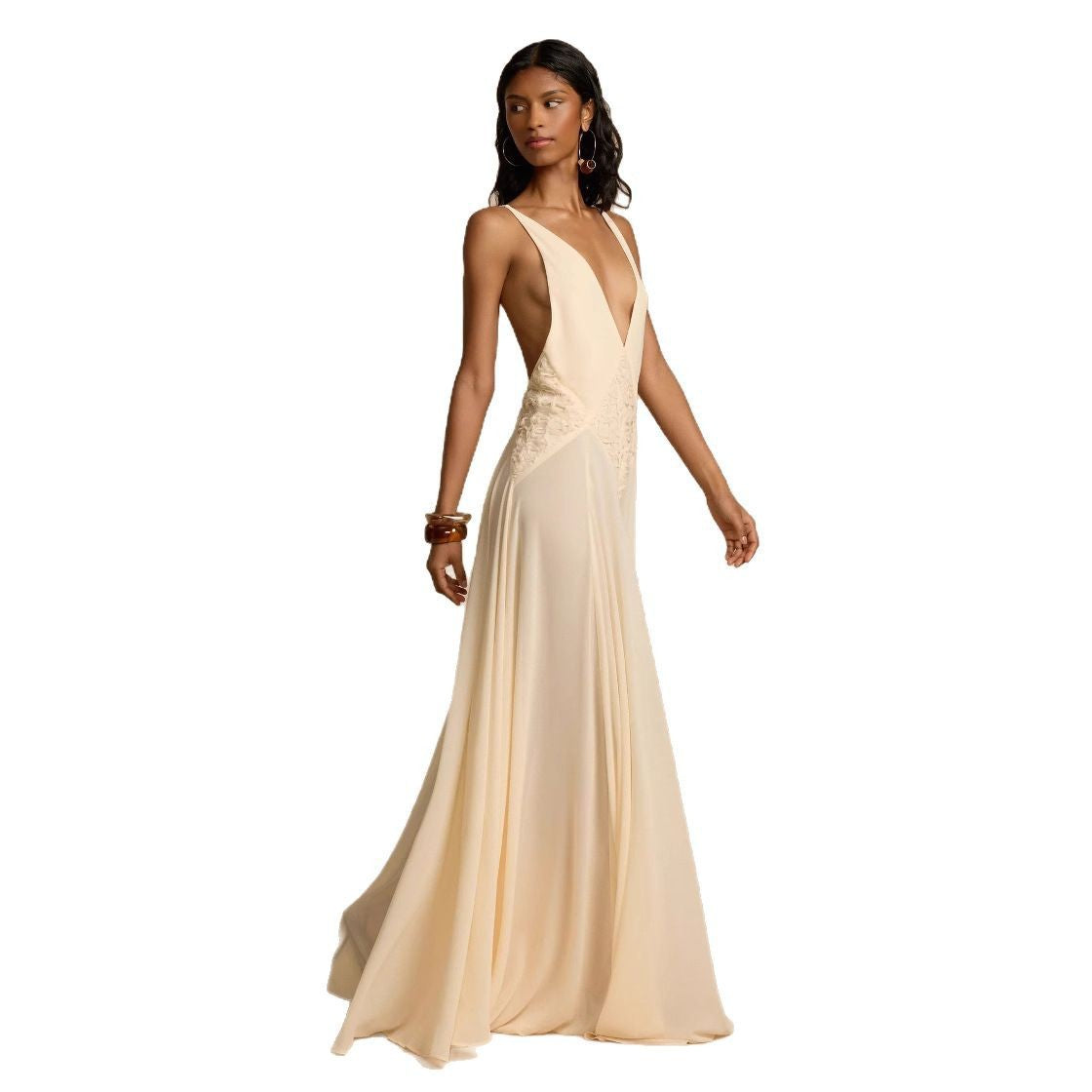 Women's Summer Simplicity Hollow Out Stitching Lace Dresses