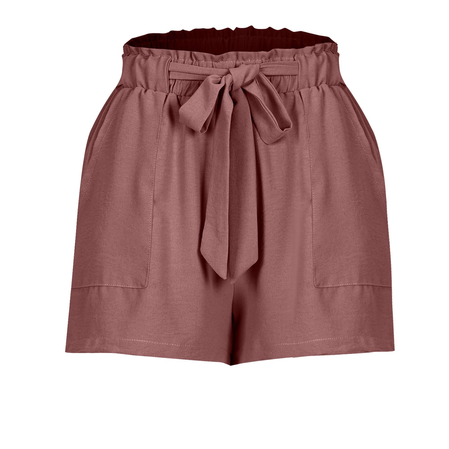 Women's Loose Casual Summer Cotton Linen Pocket Shorts