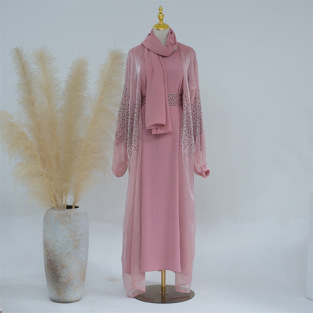 Casual Daily Solid Color Puff Sleeve Dresses