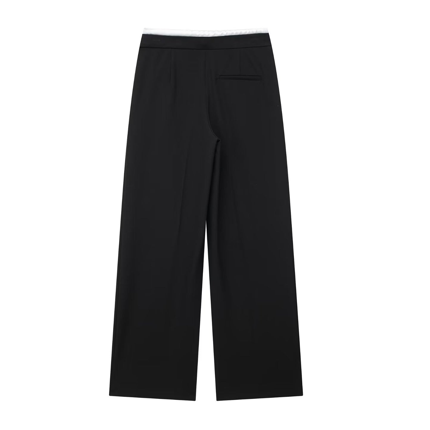 Women's Spring Waist Elastic Drawstring Design Loose Slimming Pants