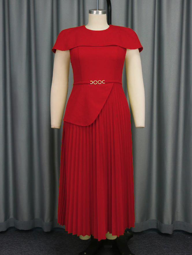 Temperament Cloak Sleeve Dress Banquet Flab Dresses