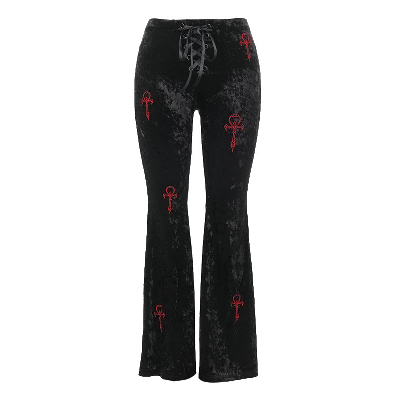 Women's Autumn Halloween Temperament Leisure Slim Fit Pants