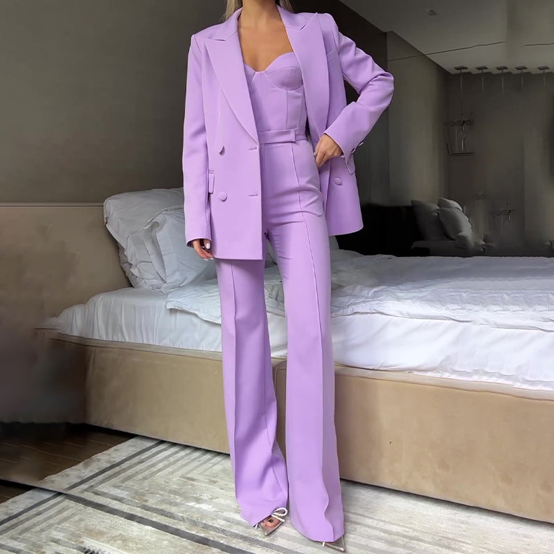 Autumn Graceful Fashionable Commuter Set Bra Suits