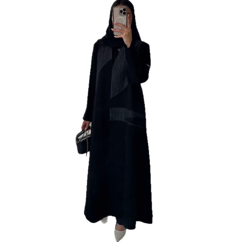 Women's Retro Loose Multicolor Long Outer Batch Coats