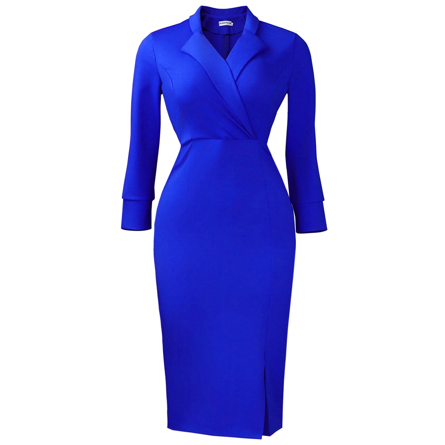 Autumn Collar Long Sleeve Elegant Sheath Fitted Dress