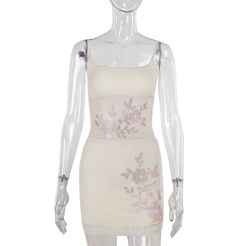 Women's Fashion Temperament Leisure Slim Fit Rhinestone Suits