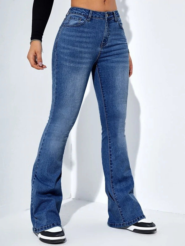 Straight Slim Fit Slimming Versatile Stretch Jeans