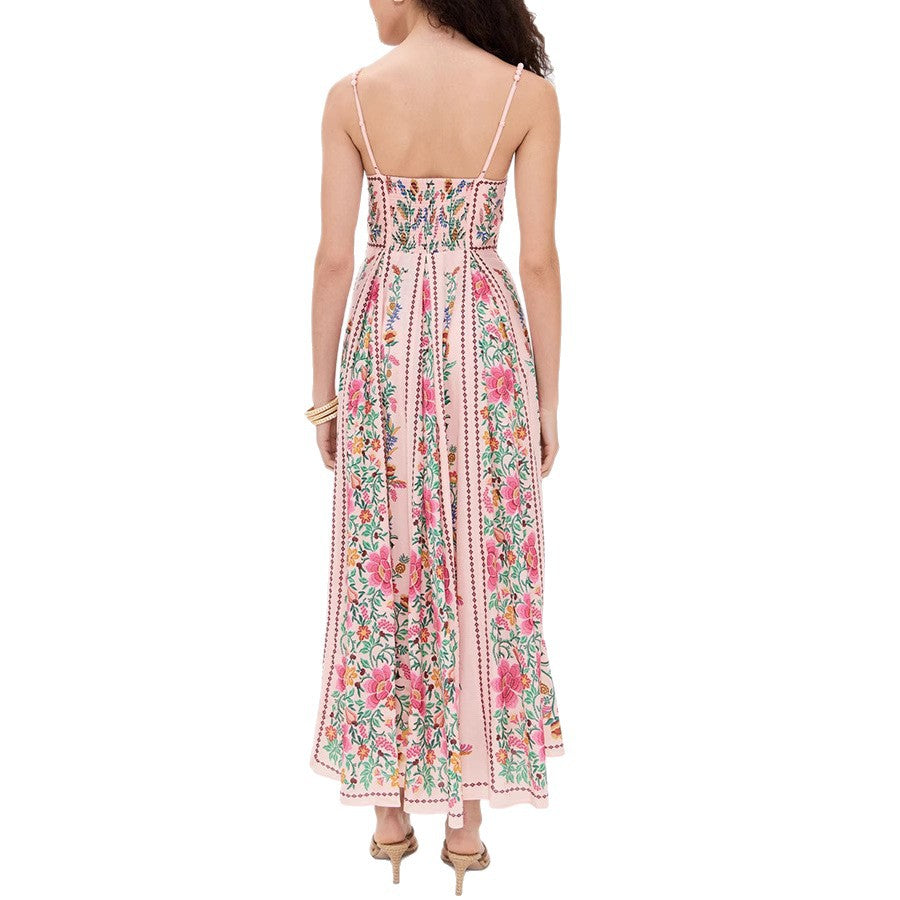 Strap Positioning Printed Dress Vacation Loose Dresses