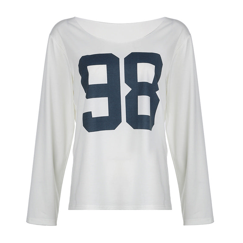 Print Loose Short-sleeved T-shirt Summer Hot Blouses