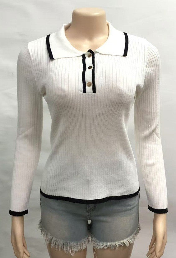 Women's Summer Silk Ice French Collar Sleeve Blouses